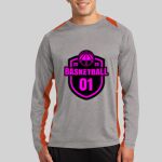 Long Sleeve Heather Colorblock Contender ™ Tee Thumbnail