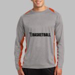 Long Sleeve Heather Colorblock Contender ™ Tee Thumbnail