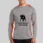 Long Sleeve Heather Colorblock Contender ™ Tee Thumbnail