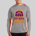 Long Sleeve Heather Colorblock Contender ™ Tee Thumbnail