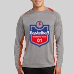 Long Sleeve Heather Colorblock Contender ™ Tee Thumbnail