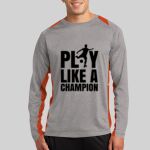 Long Sleeve Heather Colorblock Contender ™ Tee Thumbnail