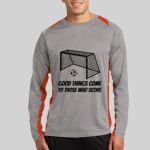 Long Sleeve Heather Colorblock Contender ™ Tee Thumbnail