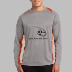 Long Sleeve Heather Colorblock Contender ™ Tee Thumbnail