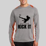 Long Sleeve Heather Colorblock Contender ™ Tee Thumbnail