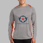 Long Sleeve Heather Colorblock Contender ™ Tee Thumbnail