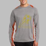 Long Sleeve Heather Colorblock Contender ™ Tee Thumbnail