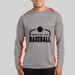 Long Sleeve Heather Colorblock Contender ™ Tee Thumbnail