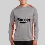 Long Sleeve Heather Colorblock Contender ™ Tee Thumbnail