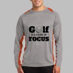Long Sleeve Heather Colorblock Contender ™ Tee Thumbnail
