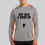 Long Sleeve Heather Colorblock Contender ™ Tee Thumbnail