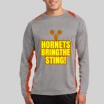 Long Sleeve Heather Colorblock Contender ™ Tee Thumbnail