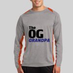 Long Sleeve Heather Colorblock Contender ™ Tee Thumbnail