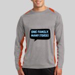 Long Sleeve Heather Colorblock Contender ™ Tee Thumbnail