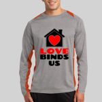 Long Sleeve Heather Colorblock Contender ™ Tee Thumbnail