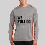 Long Sleeve Heather Colorblock Contender ™ Tee Thumbnail