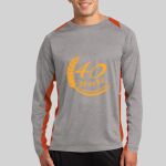 Long Sleeve Heather Colorblock Contender ™ Tee Thumbnail