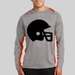 Long Sleeve Heather Colorblock Contender ™ Tee Thumbnail