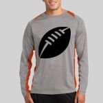 Long Sleeve Heather Colorblock Contender ™ Tee Thumbnail