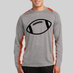 Long Sleeve Heather Colorblock Contender ™ Tee Thumbnail
