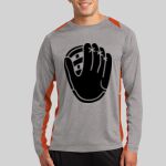 Long Sleeve Heather Colorblock Contender ™ Tee Thumbnail