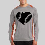 Long Sleeve Heather Colorblock Contender ™ Tee Thumbnail