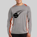 Long Sleeve Heather Colorblock Contender ™ Tee Thumbnail