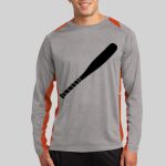 Long Sleeve Heather Colorblock Contender ™ Tee Thumbnail