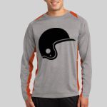 Long Sleeve Heather Colorblock Contender ™ Tee Thumbnail