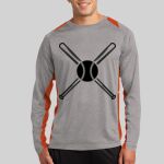 Long Sleeve Heather Colorblock Contender ™ Tee Thumbnail
