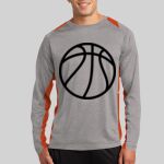 Long Sleeve Heather Colorblock Contender ™ Tee Thumbnail