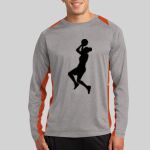 Long Sleeve Heather Colorblock Contender ™ Tee Thumbnail