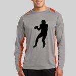 Long Sleeve Heather Colorblock Contender ™ Tee Thumbnail