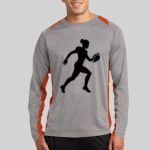 Long Sleeve Heather Colorblock Contender ™ Tee Thumbnail