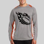 Long Sleeve Heather Colorblock Contender ™ Tee Thumbnail