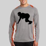 Long Sleeve Heather Colorblock Contender ™ Tee Thumbnail