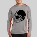 Long Sleeve Heather Colorblock Contender ™ Tee Thumbnail