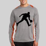 Long Sleeve Heather Colorblock Contender ™ Tee Thumbnail