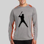 Long Sleeve Heather Colorblock Contender ™ Tee Thumbnail