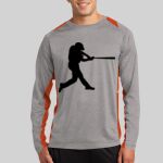 Long Sleeve Heather Colorblock Contender ™ Tee Thumbnail