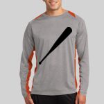 Long Sleeve Heather Colorblock Contender ™ Tee Thumbnail