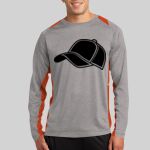 Long Sleeve Heather Colorblock Contender ™ Tee Thumbnail