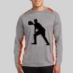 Long Sleeve Heather Colorblock Contender ™ Tee Thumbnail