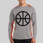 Long Sleeve Heather Colorblock Contender ™ Tee Thumbnail