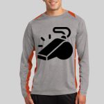 Long Sleeve Heather Colorblock Contender ™ Tee Thumbnail