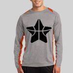Long Sleeve Heather Colorblock Contender ™ Tee Thumbnail