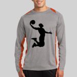 Long Sleeve Heather Colorblock Contender ™ Tee Thumbnail