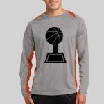Long Sleeve Heather Colorblock Contender ™ Tee Thumbnail