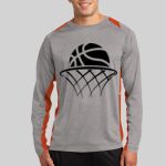 Long Sleeve Heather Colorblock Contender ™ Tee Thumbnail