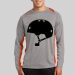 Long Sleeve Heather Colorblock Contender ™ Tee Thumbnail